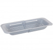 Colander , Over Sink, GREY COLANDER, 36,5 ~ 50 x 20 x H 7 cm, Light Grey