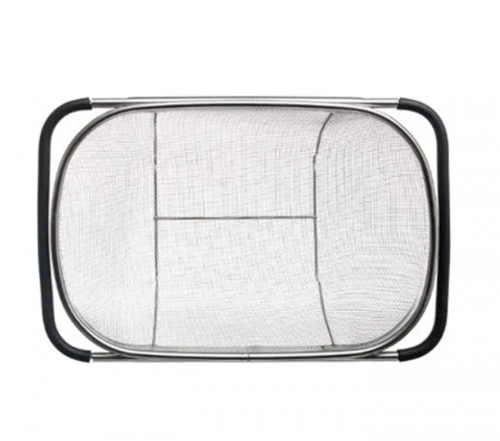 Colander, Over Sink, 5FIVE STEEL STRAINER, 37 x 23 x H 12 cm, Silver in the group Storage / Kitchen storage at SmartaSaker.se (40516)