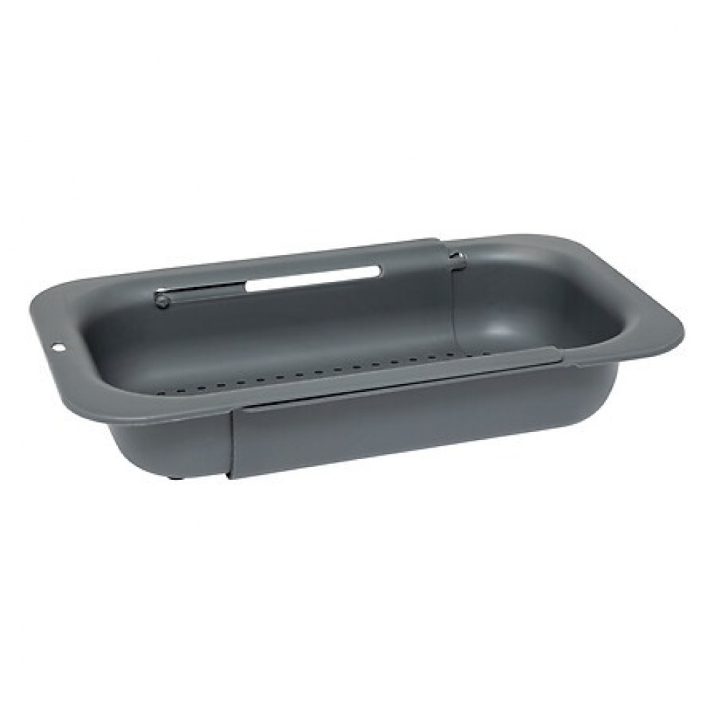 Colander , Over Sink, SINK COLANDER, 34,4 ~ 47,8 x 20 x H 6,5 cm, Grey in the group Storage / Kitchen storage / Dish racks and sink accessories at SmartaSaker.se (40517)