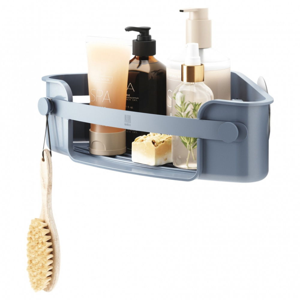 Shower Corner Bin, UMBRA FLEX ADHESIVE, 19 x 30 x H 8 cm in the group Storage / Bathroom storage / Bath and shower caddies at SmartaSaker.se (40519)
