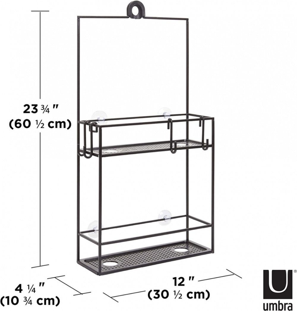 Shower basket in metal, 