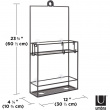Shower basket in metal,  Shower basket in metal,