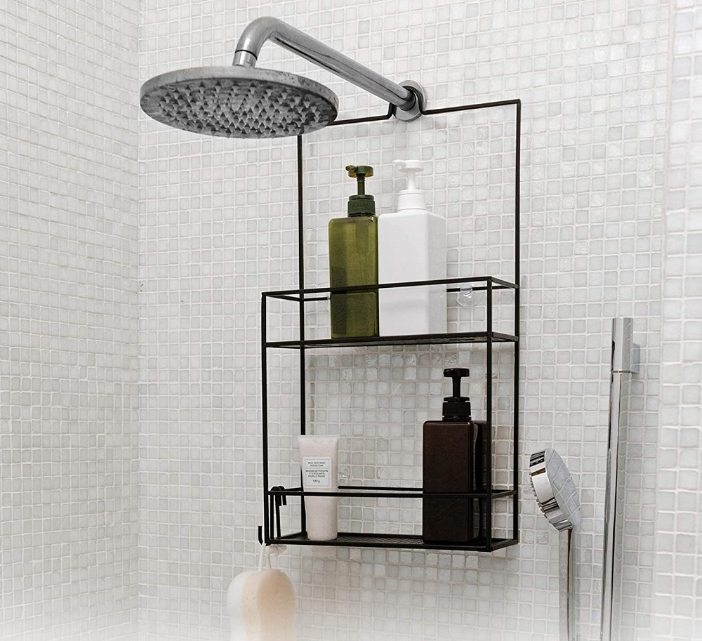 Shower basket in metal, 