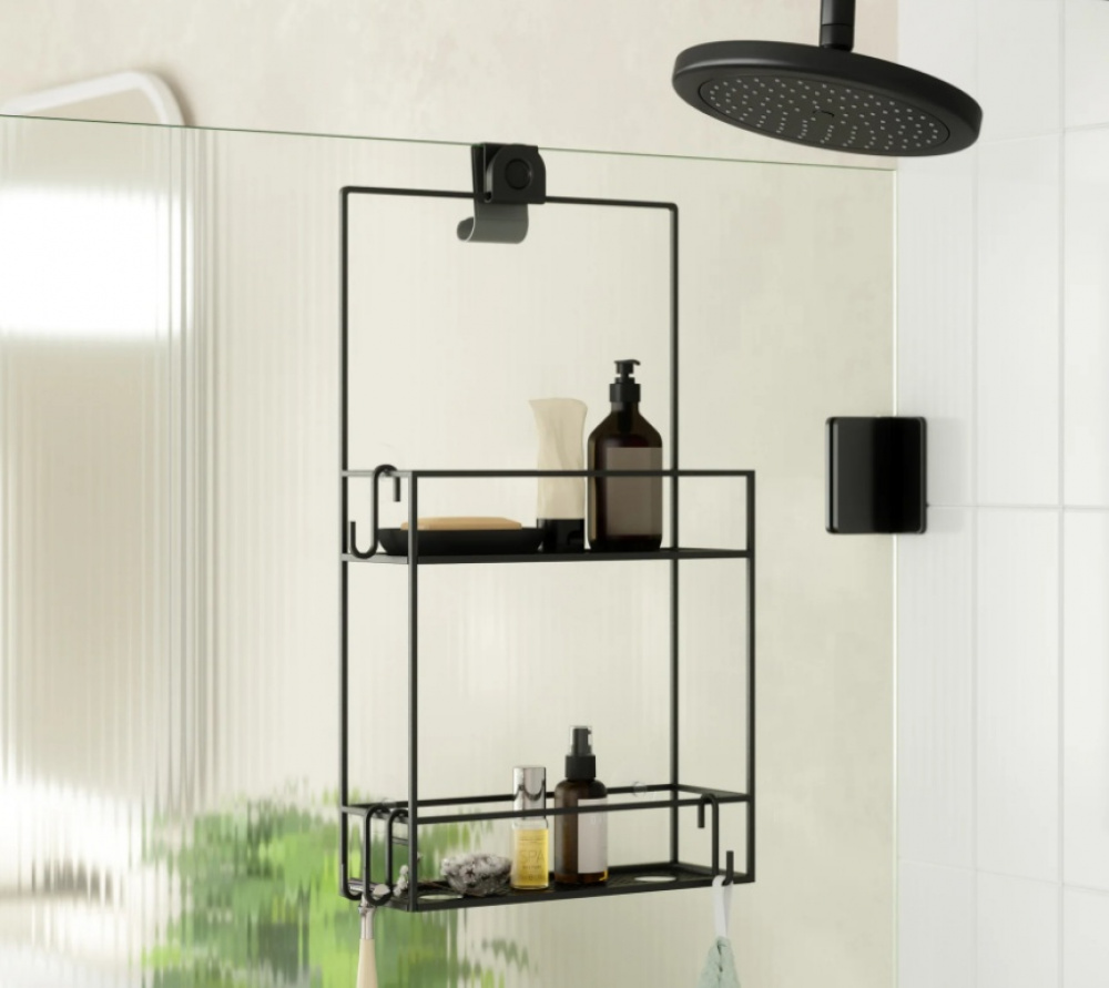 Shower basket in metal, 