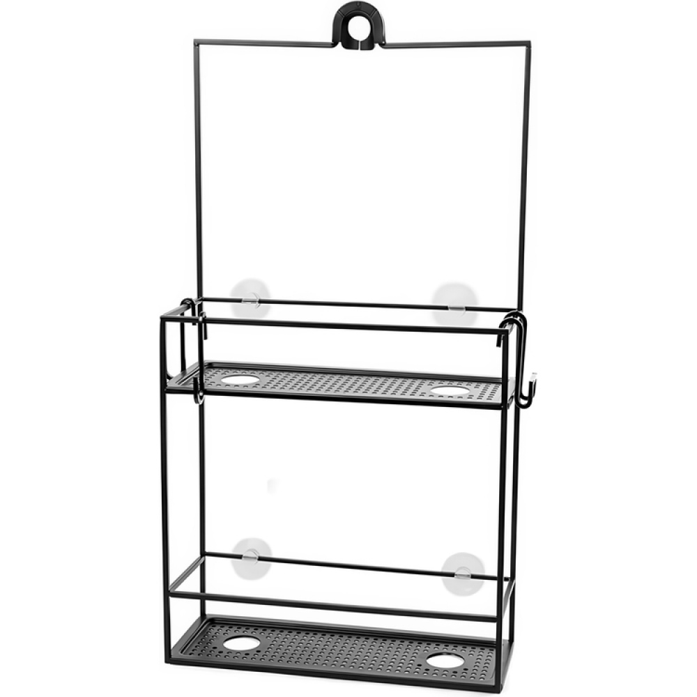 Shower basket in metal,