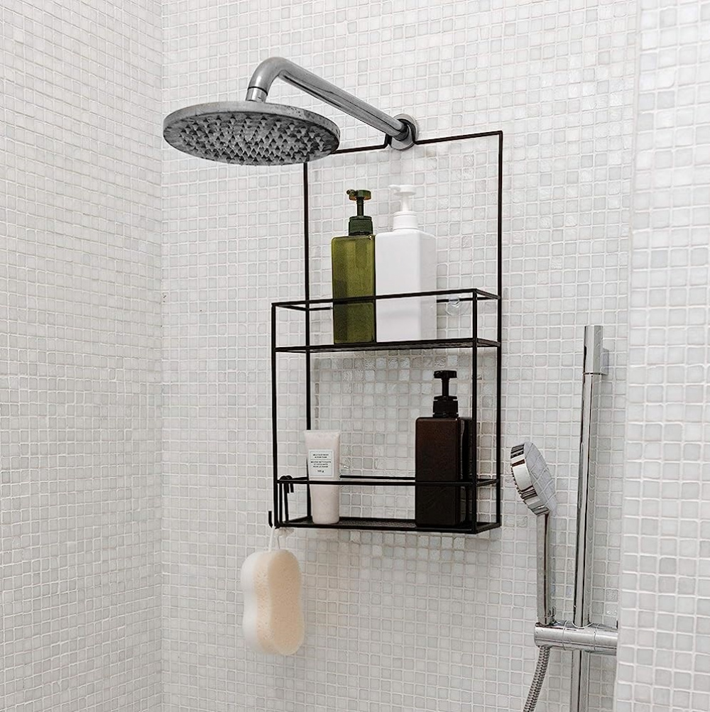 Shower basket in metal, 
