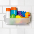 Shower Caddy, Adhesive, COMMAND, 30 x 11 x H12 cm, Frosted White Shower Caddy, Adhesive, COMMAND, 30 x 11 x H12 cm, Frosted White
