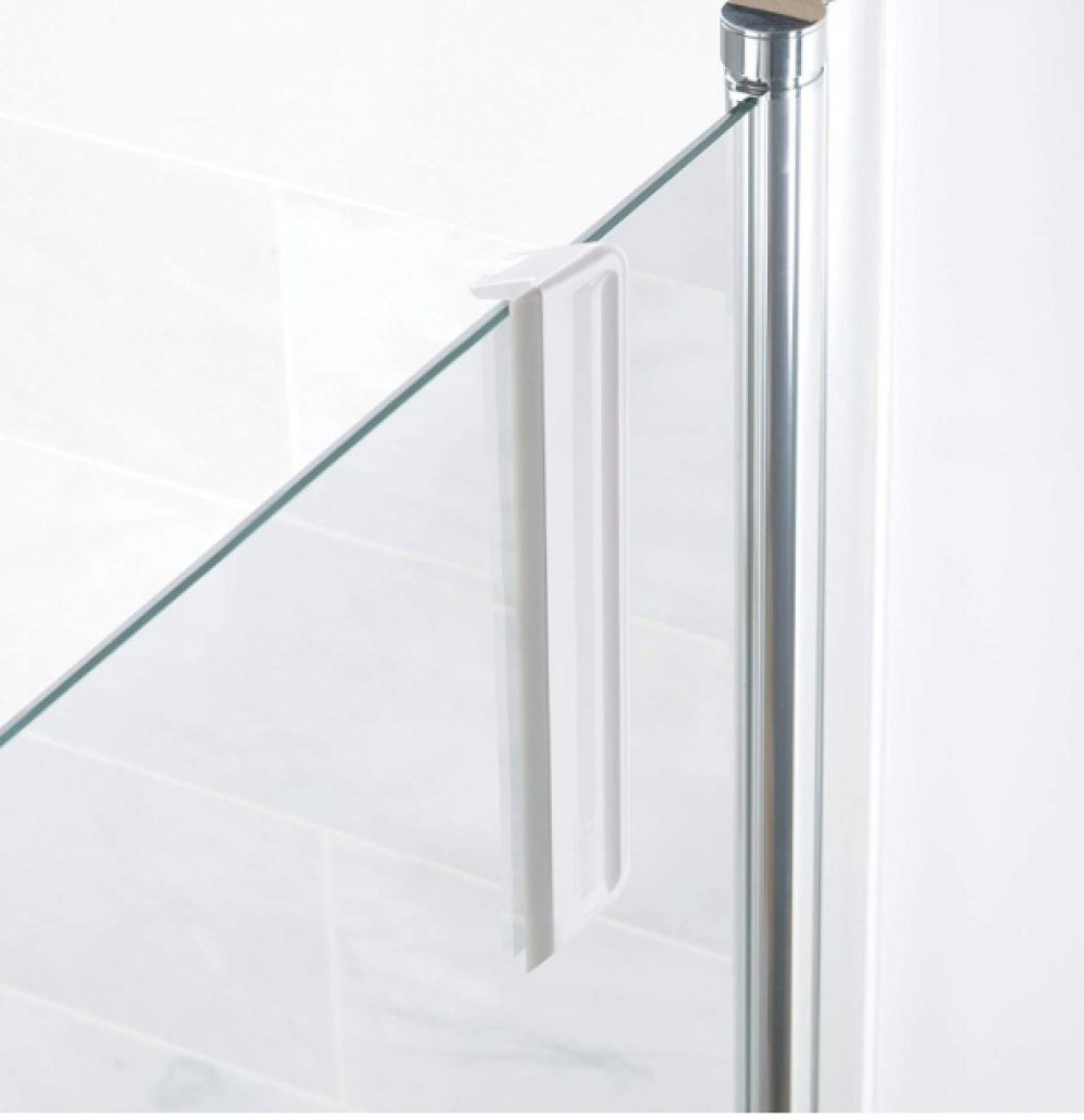 Shower Squeegee with hook, EASY-STORE COMPACT, Joseph Joseph, Light Grey in the group Storage / Bathroom storage at SmartaSaker.se (40530)