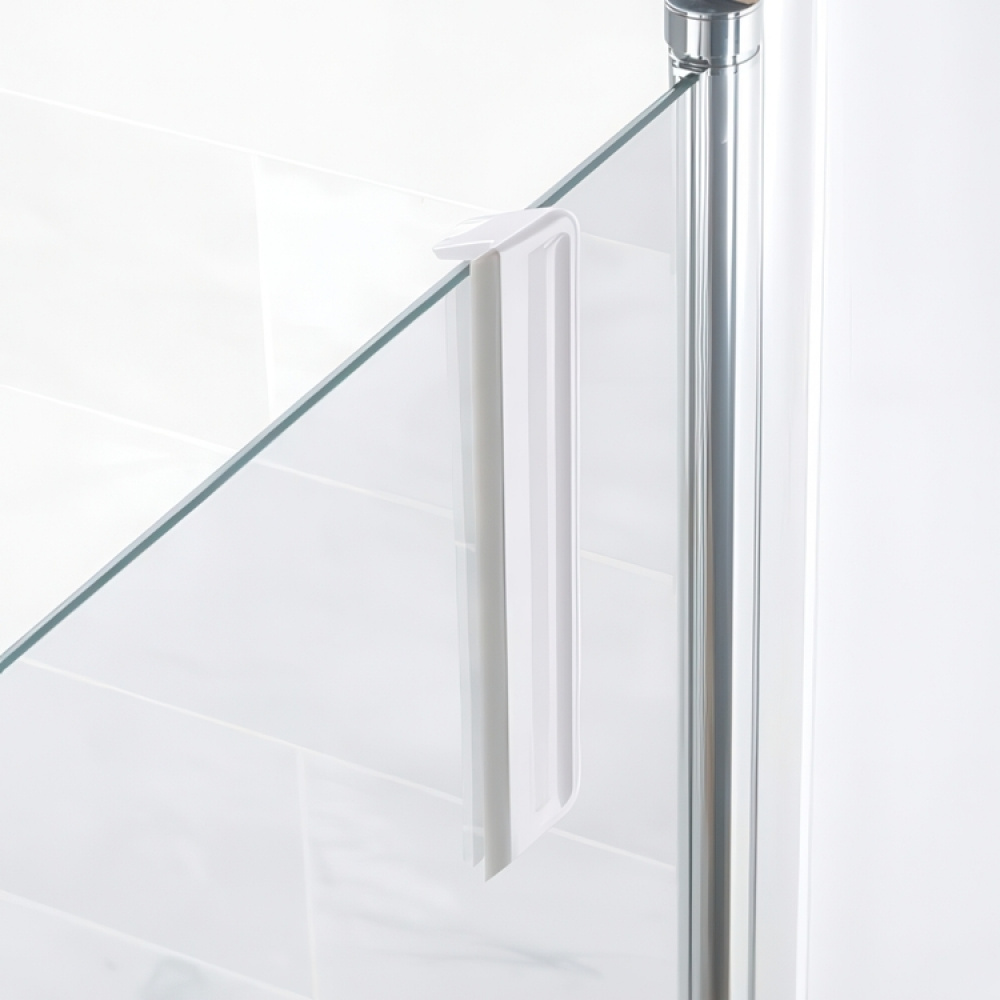 Shower Squeegee with hook, EASY-STORE COMPACT, Joseph Joseph, Light Grey in the group Storage / Bathroom storage at SmartaSaker.se (40530)