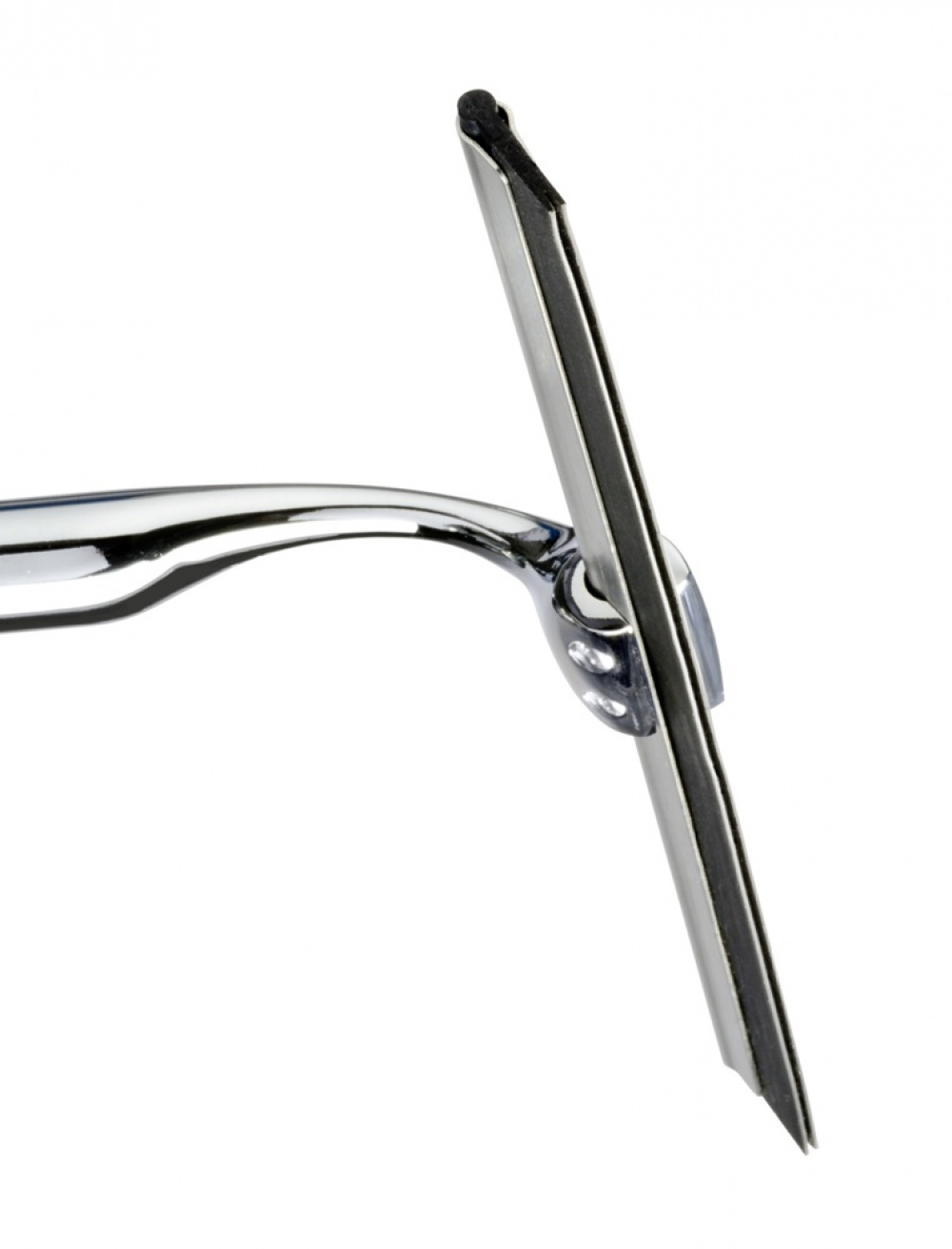 Squeegee with hooks, TERNI, 24,5 x H 16,5 cm, Chrome in the group Storage / Bathroom storage at SmartaSaker.se (40531)