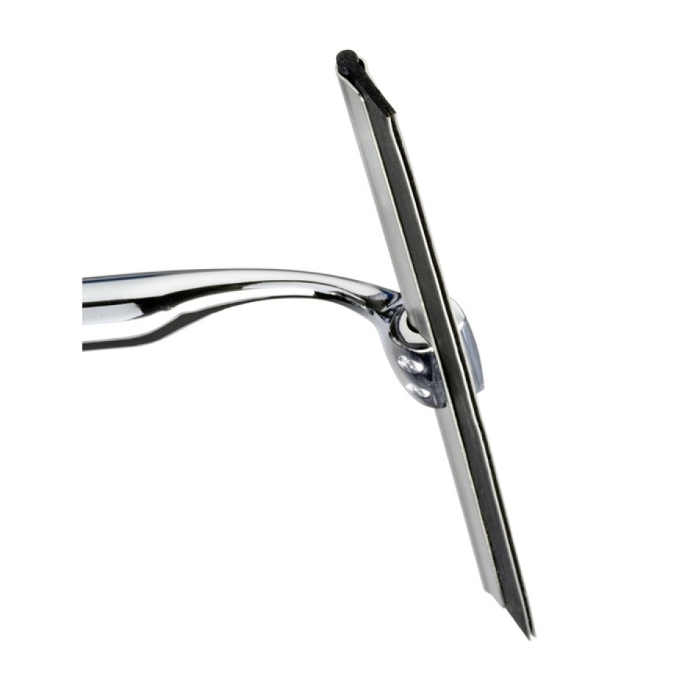 Squeegee with hooks, TERNI, 24,5 x H 16,5 cm, Chrome in the group Storage / Bathroom storage at SmartaSaker.se (40531)