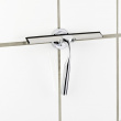 Squeegee with hooks, TERNI, 24,5 x H 16,5 cm, Chrome Squeegee with hooks, TERNI, 24,5 x H 16,5 cm, Chrome
