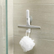 Shower Squeegee with suction-cup & hook, EASY-STORE SLIMLINE, Joseph Joseph, White Shower Squeegee with suction-cup & hook, EASY-STORE SLIMLINE, Joseph Joseph, White