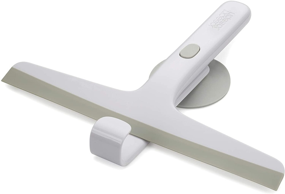 Shower Squeegee with suction-cup & hook, EASY-STORE SLIMLINE, Joseph Joseph, White in the group Storage / Bathroom storage at SmartaSaker.se (40532)