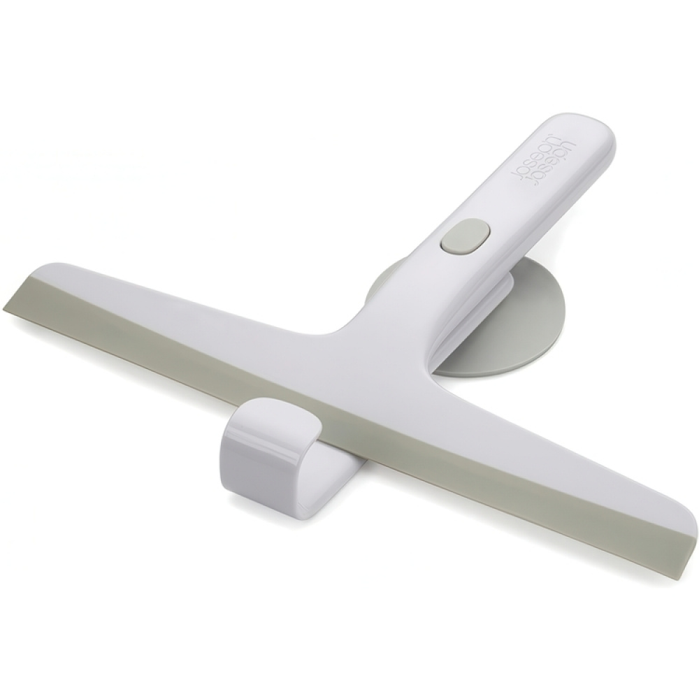 Shower Squeegee with suction-cup & hook, EASY-STORE SLIMLINE, Joseph Joseph, White in the group Storage / Bathroom storage at SmartaSaker.se (40532)