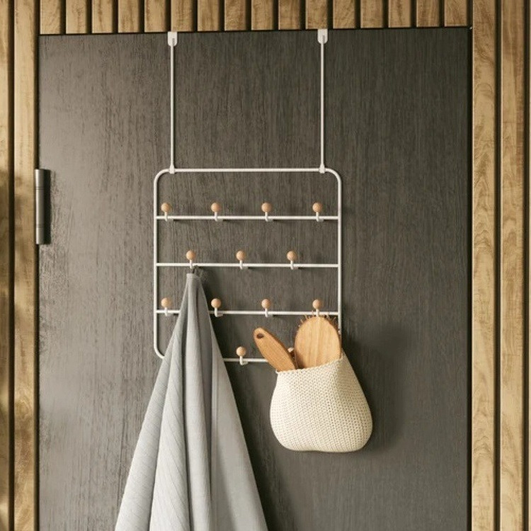 Door wardrobe, over door, ESTIQUE, 14 hooks, Umbra in the group Storage / Bedroom storage / Over door hooks at SmartaSaker.se (40536)
