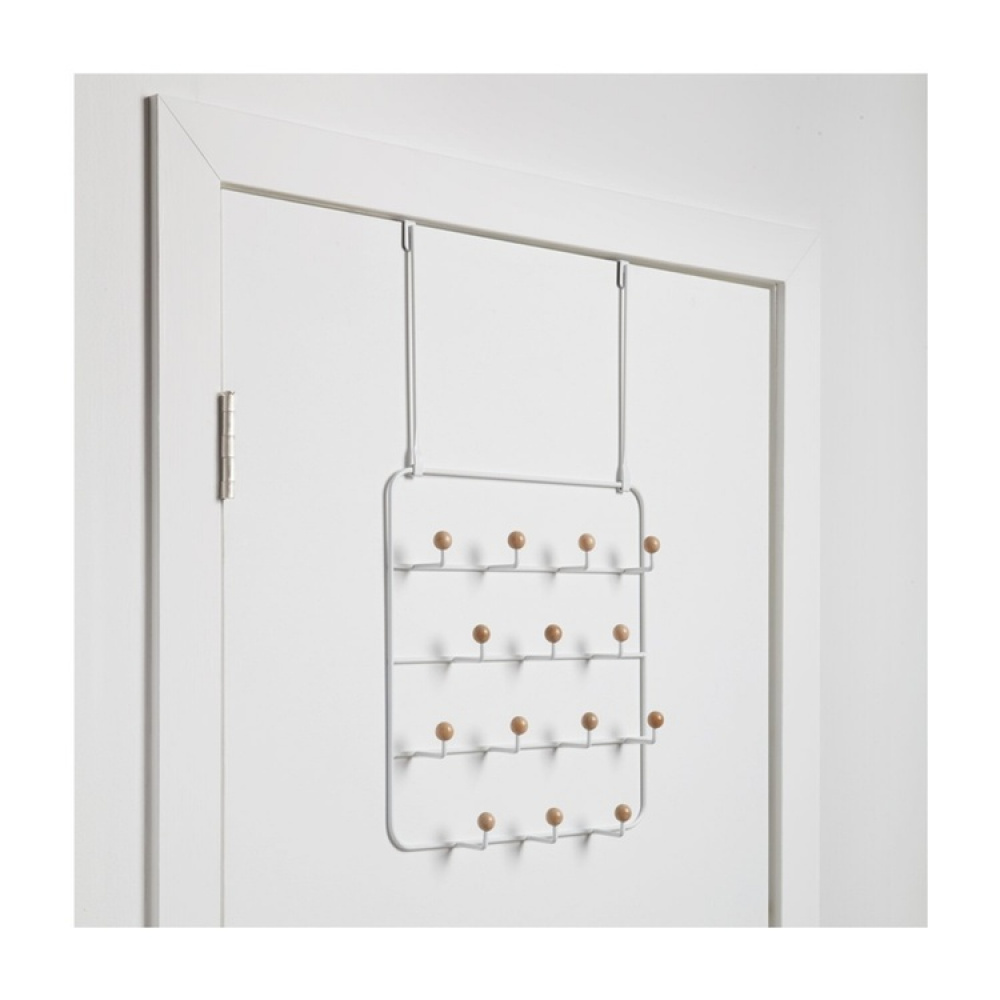 Door wardrobe, over door, ESTIQUE, 14 hooks, Umbra in the group Storage / Bedroom storage / Over door hooks at SmartaSaker.se (40536)