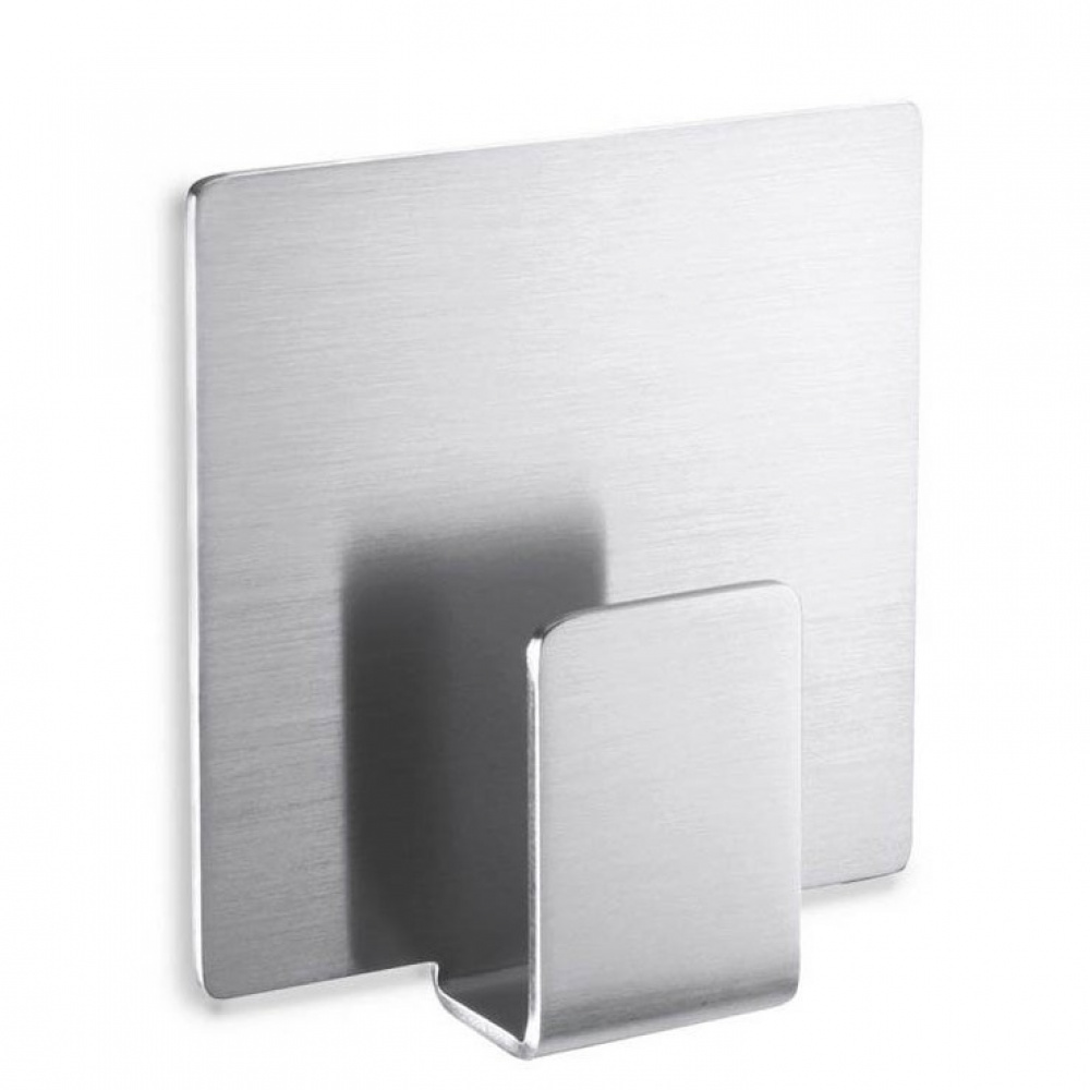 Hook, Self-adhesive, APPESO, 5,5 x H 5,8 cm, Zack, Brushed stainless steel in the group Storage / Bathroom storage at SmartaSaker.se (40542)