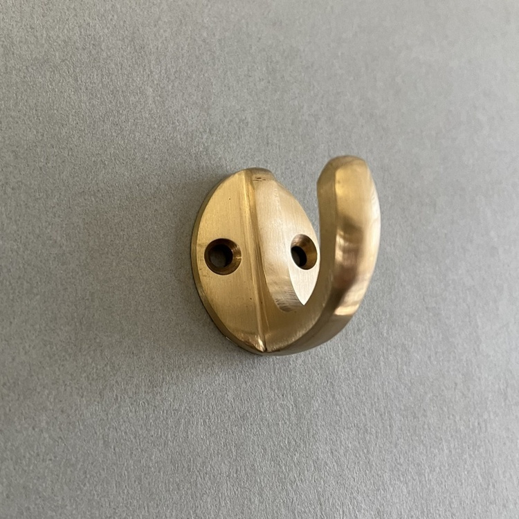 Hook, Mini, EXMEZ, Brushed Brass in the group Storage / Hallway storage / Hooks and hangers at SmartaSaker.se (40546)