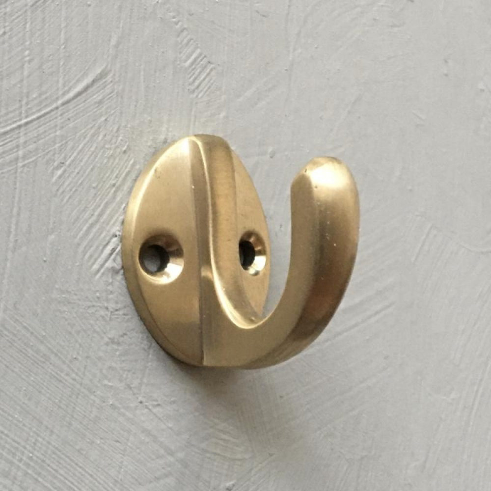 Hook, Mini, EXMEZ, Brushed Brass in the group Storage / Hallway storage / Hooks and hangers at SmartaSaker.se (40546)