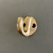 Hook, Mini, EXMEZ, Brushed Brass Hook, Mini, EXMEZ, Brushed Brass