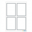 Labels, Self-adhesive, 24 psc, GREY FRAME SMALL, 40 x 55 mm, White / Grey Labels, Self-adhesive, 24 psc, GREY FRAME SMALL, 40 x 55 mm, White / Grey