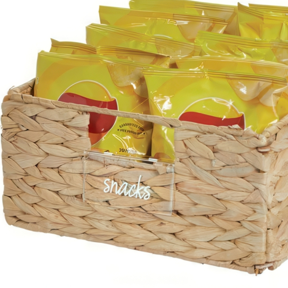 Labels Clips, 3 pieces, THE HOME EDIT BIN CLIPS, Transparent in the group Storage / Magnets and adhesives / Signs and labels at SmartaSaker.se (40560)