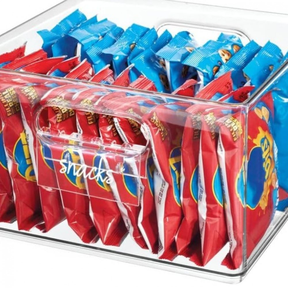 Labels Clips, 3 pieces, THE HOME EDIT BIN CLIPS, Transparent in the group Storage / Magnets and adhesives / Signs and labels at SmartaSaker.se (40560)