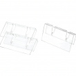 Labels Clips, 3 pieces, THE HOME EDIT BIN CLIPS, Transparent Labels Clips, 3 pieces, THE HOME EDIT BIN CLIPS, Transparent