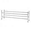 Expandable Shoe Rack, SHUHREGAL, 64~119 x 23 x H 35 cm, Silver Expandable Shoe Rack, SHUHREGAL, 64~119 x 23 x H 35 cm, Silver