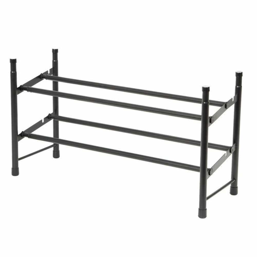 Expandable Shoe Rack, STILITO TELESCOPIC, 62~117 x 23 x H 35 cm, Black in the group Storage / Hallway storage / Shoe racks at SmartaSaker.se (40569)