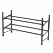 Expandable Shoe Rack, STILITO TELESCOPIC, 62~117 x 23 x H 35 cm, Black Expandable Shoe Rack, STILITO TELESCOPIC, 62~117 x 23 x H 35 cm, Black