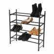 Expandable Shoe Rack, STILITO TELESCOPIC, 62~117 x 23 x H 35 cm, Black Expandable Shoe Rack, STILITO TELESCOPIC, 62~117 x 23 x H 35 cm, Black