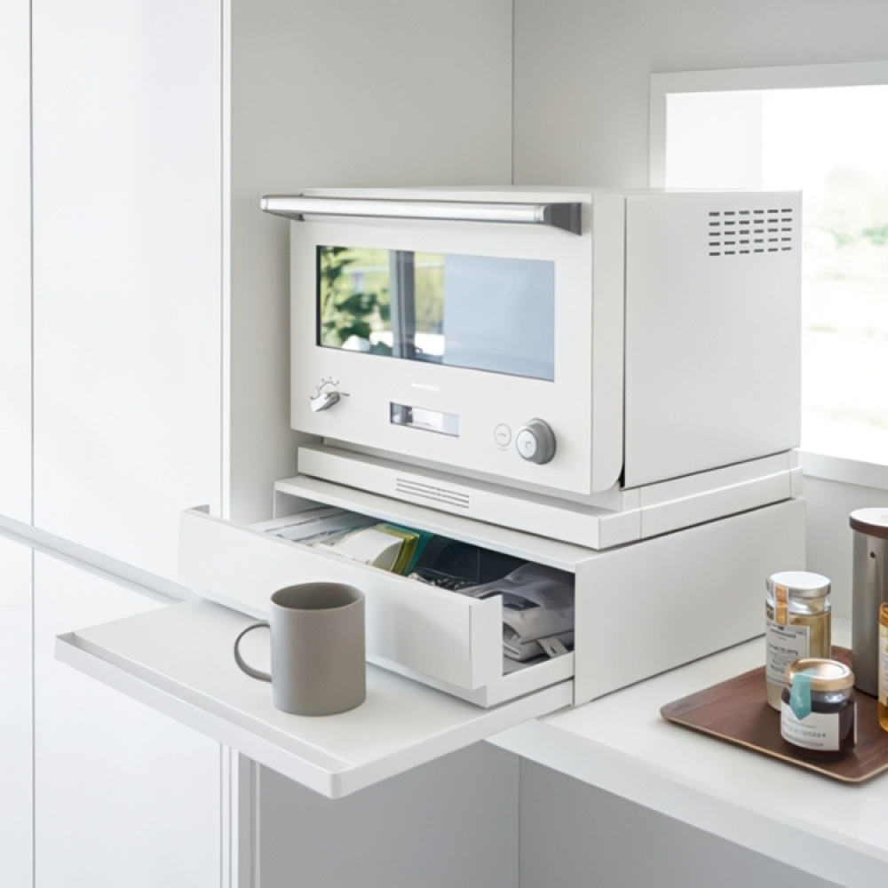 Extra Storage, Metal, LARGE TOWER COUNTERTOP DRAWER, 45 x 39,3 x H 13,5 cm, Yamazaki in the group Storage / Kitchen storage at SmartaSaker.se (40578)