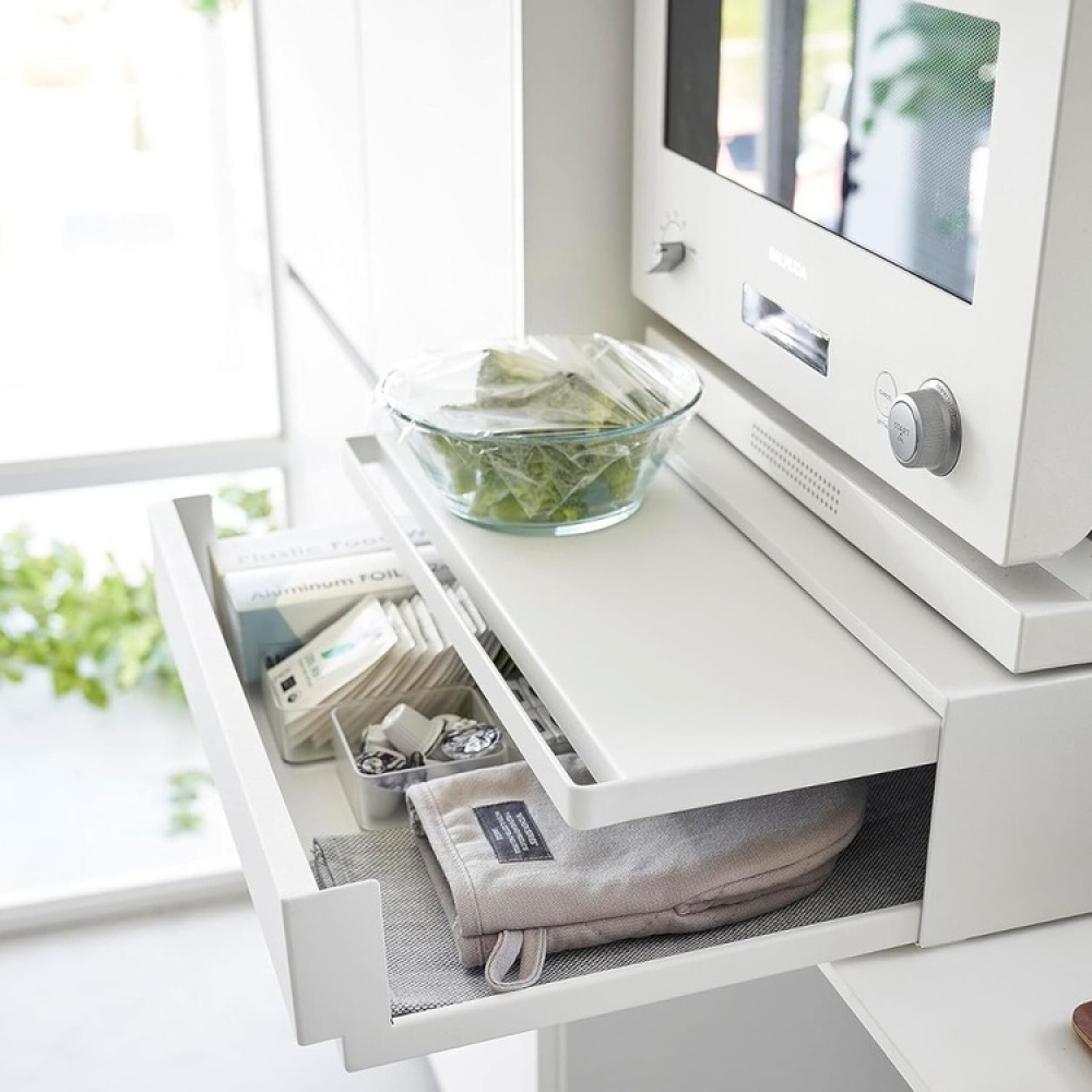Extra Storage, Metal, LARGE TOWER COUNTERTOP DRAWER, 45 x 39,3 x H 13,5 cm, Yamazaki in the group Storage / Kitchen storage at SmartaSaker.se (40578)