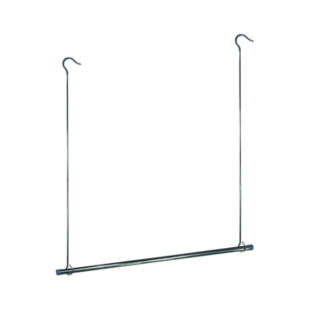 Extra Wardrobe Bar, Metal, WARDROBE BAR, 77 x H 85 cm, Silver in the group Storage at SmartaSaker.se (40580)