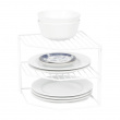 Extra shelf with 3 shelves, CORNER SHELF, 24 x 23 x H 20,5 cm, White Extra shelf with 3 shelves, CORNER SHELF, 24 x 23 x H 20,5 cm, White