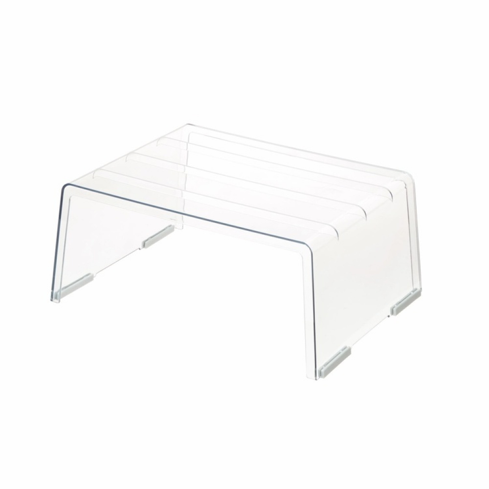 Extra shelf for cabinets, DEEP RISER, 34,2 x 25,4 x H 15,3 cm, Transparent in the group Storage / Kitchen storage / Kitchen cabinet organizers at SmartaSaker.se (40584)