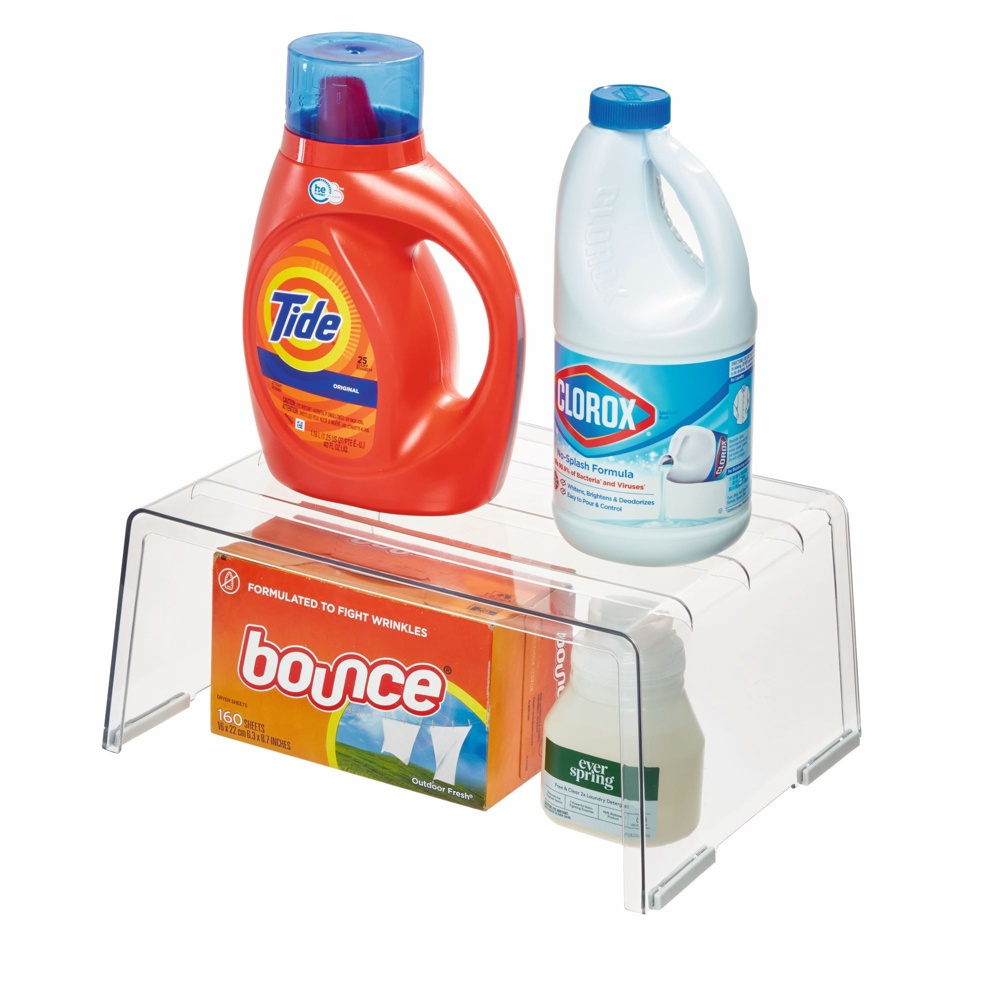 Extra shelf for cabinets, DEEP RISER, 34,2 x 25,4 x H 15,3 cm, Transparent in the group Storage / Kitchen storage / Kitchen cabinet organizers at SmartaSaker.se (40584)