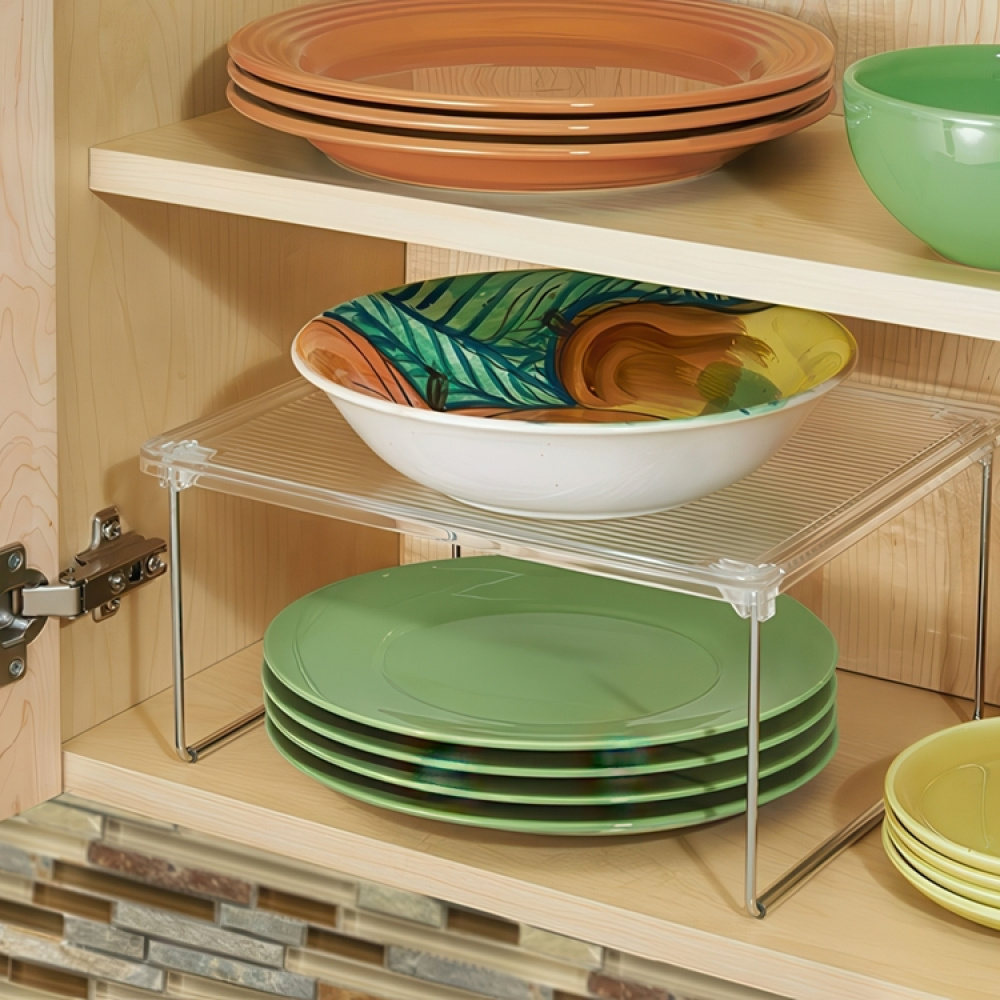 Extra shelf for cabinets, PANTRY CABINET SHELF, 30,5 x 25,4 x H 15,2 cm, Clear in the group Storage / Kitchen storage / Kitchen cabinet organizers at SmartaSaker.se (40585)