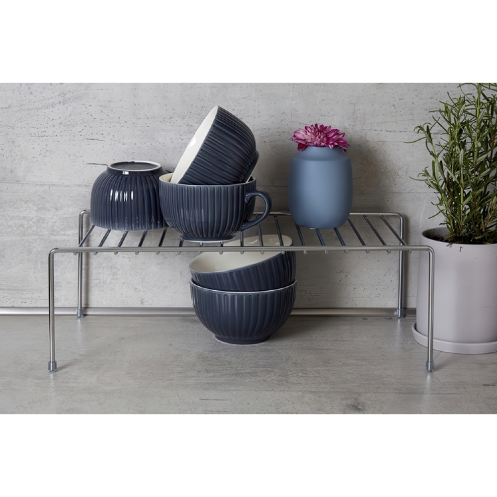 Extra shelf for cabinets, GESCHIRRABLAGE, 42,5 x 22 x H15, Silver in the group Storage / Kitchen storage / Kitchen cabinet organizers at SmartaSaker.se (40586)