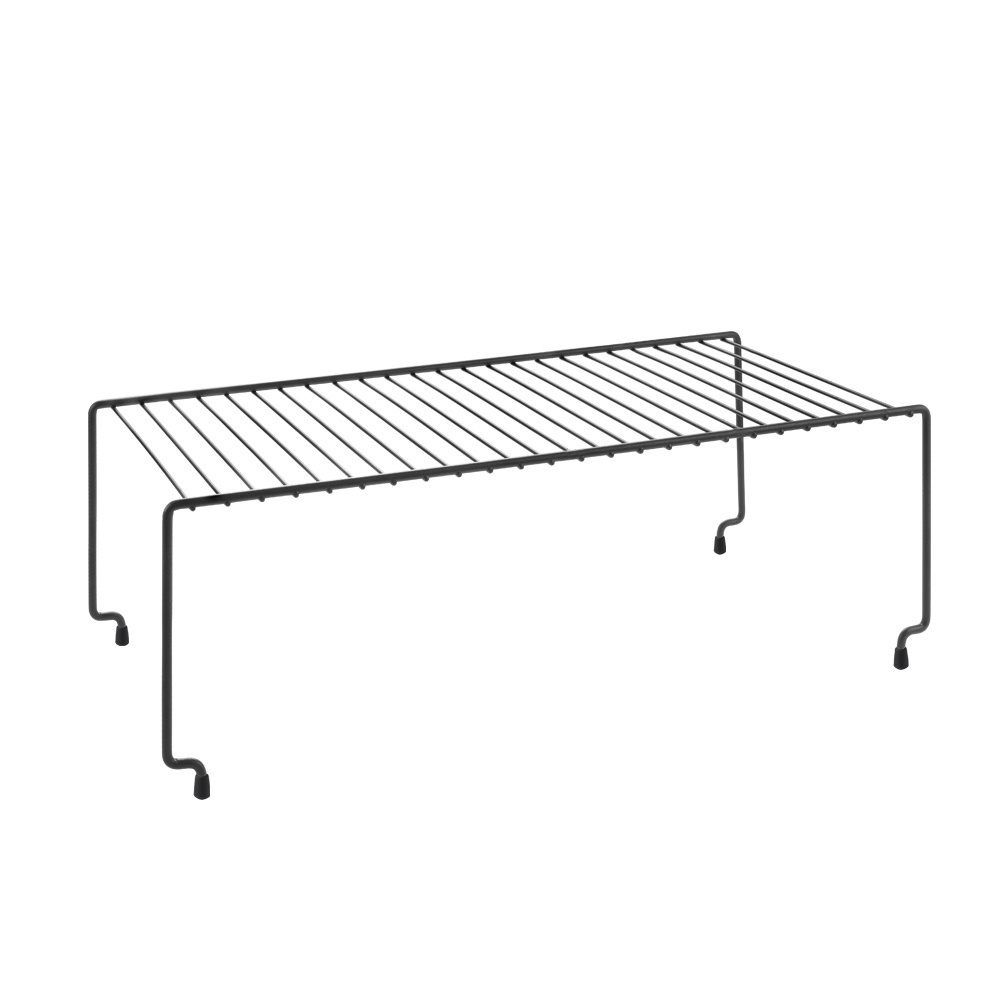 Extra shelf for cabinets, Stackable, LAVA, 47 x 23 x H 15 cm, Black in the group Storage / Kitchen storage / Kitchen cabinet organizers at SmartaSaker.se (40587)