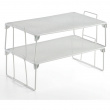 Extra shelf for cabinets, StackableESTANTE APILABLE, 41 x 25,5 x H 15 cm, White
