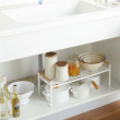 Extra shelf, TOSCA STORAGE RACK, 60 × 22,5 × H22 cm, Yamazaki, White Extra shelf, TOSCA STORAGE RACK, 60 × 22,5 × H22 cm, Yamazaki, White