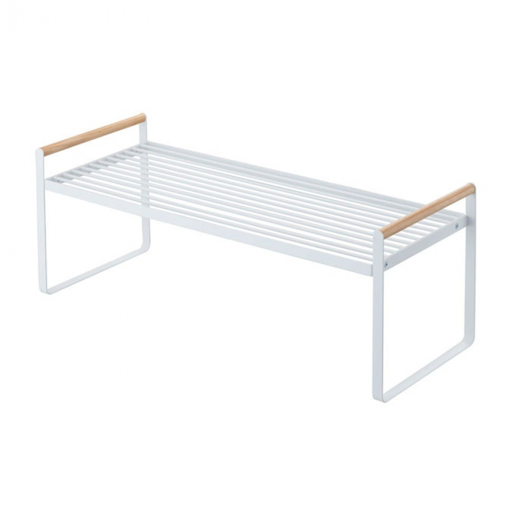 Extra shelf, TOSCA STORAGE RACK, 60 × 22,5 × H22 cm, Yamazaki, White in the group Storage / Kitchen storage / Kitchen cabinet organizers at SmartaSaker.se (40592)