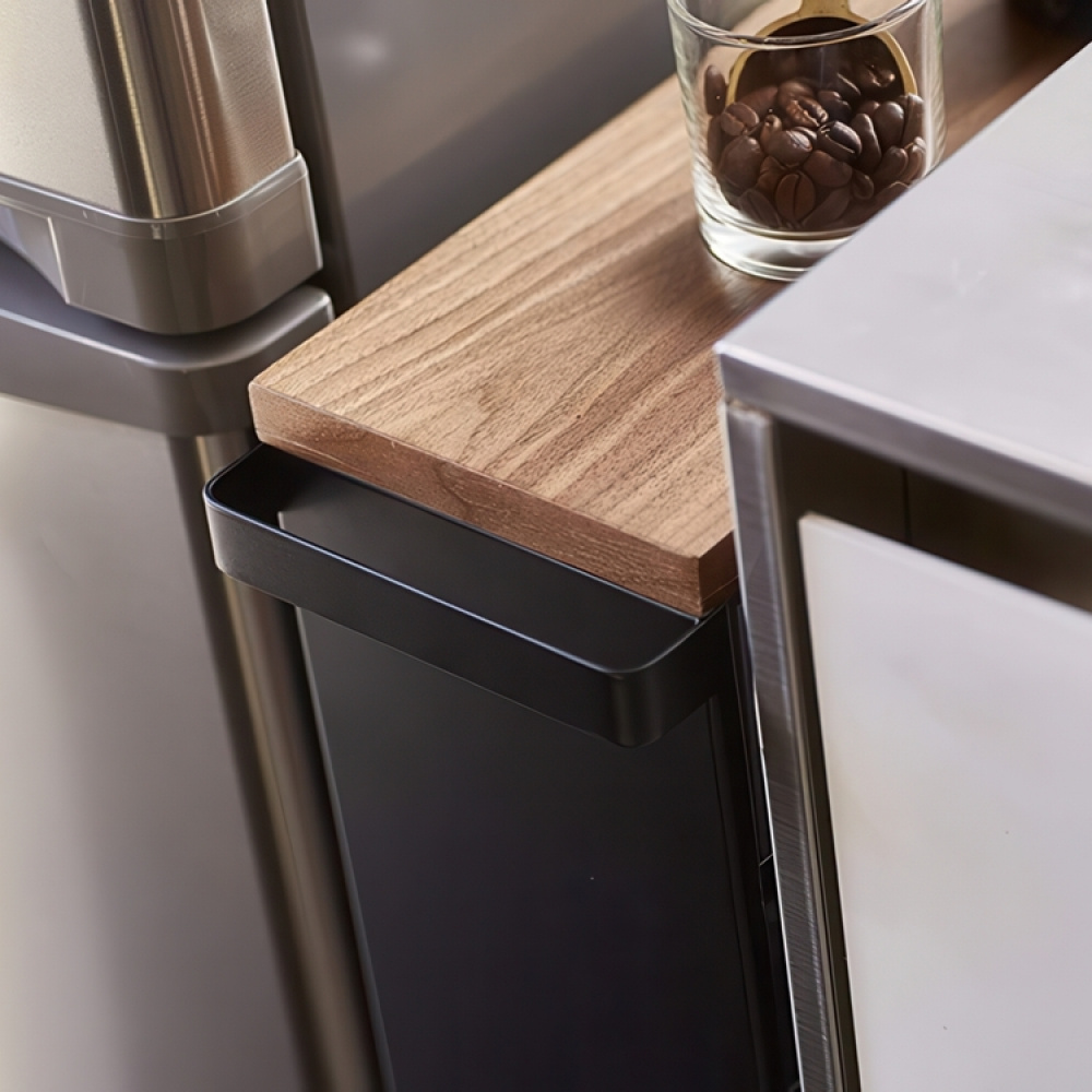 Narrow open storage trolley, TOWER SLIM TROLLEY, 13 x 47,5 x H 80,5 cm in the group Storage / Kitchen storage at SmartaSaker.se (40596)