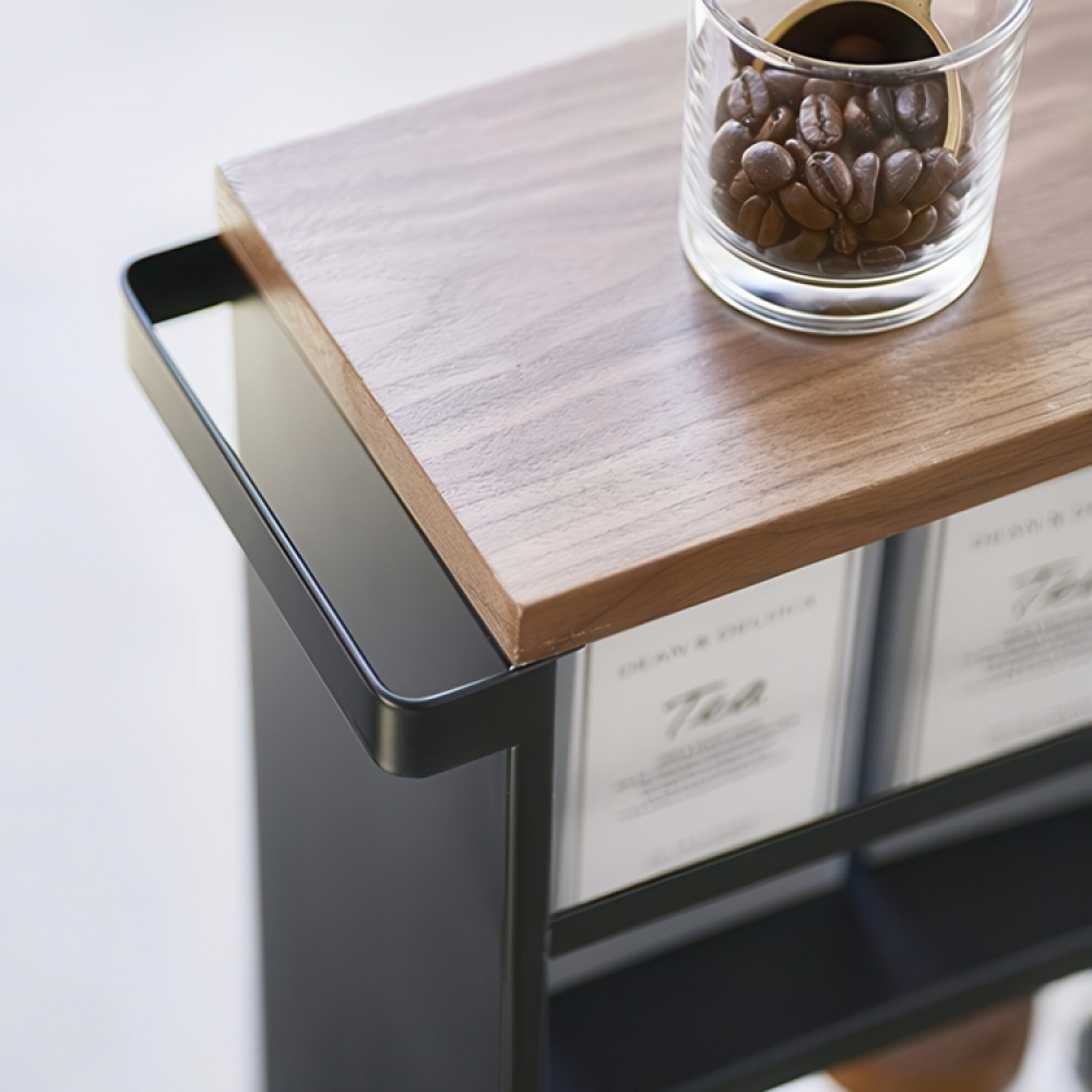 Narrow open storage trolley, TOWER SLIM TROLLEY, 13 x 47,5 x H 80,5 cm in the group Storage / Kitchen storage at SmartaSaker.se (40596)