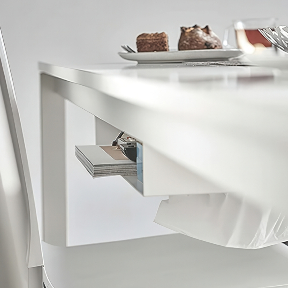 Under Table shelf, YAMAZAKI TOWER, 44 x 24,5 x H 7 cm, White in the group Storage / Kitchen storage / Kitchen cabinet organizers / Under shelf storage at SmartaSaker.se (40599)