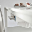 Under Table shelf, YAMAZAKI TOWER, 44 x 24,5 x H 7 cm, White Under Table shelf, YAMAZAKI TOWER, 44 x 24,5 x H 7 cm, White