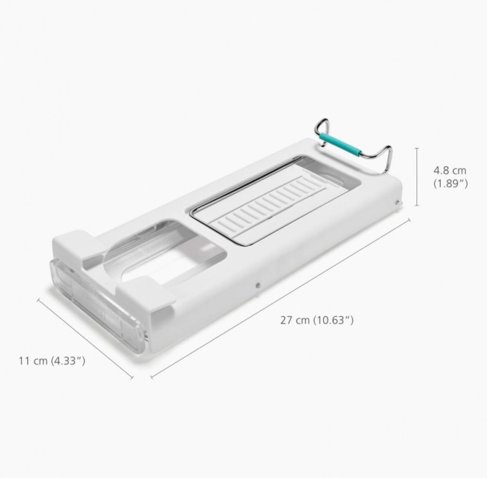 Under Shelf Drawer, JOSEPH JOSEPH FRIDGE BOTTLE HOLDER, Transparent / white in the group Storage / Kitchen storage / Fridge storage at SmartaSaker.se (40601)